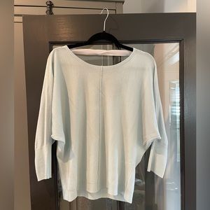 Club Monaco Adelina Sweater | color: Sea Green/Smog | size: Medium